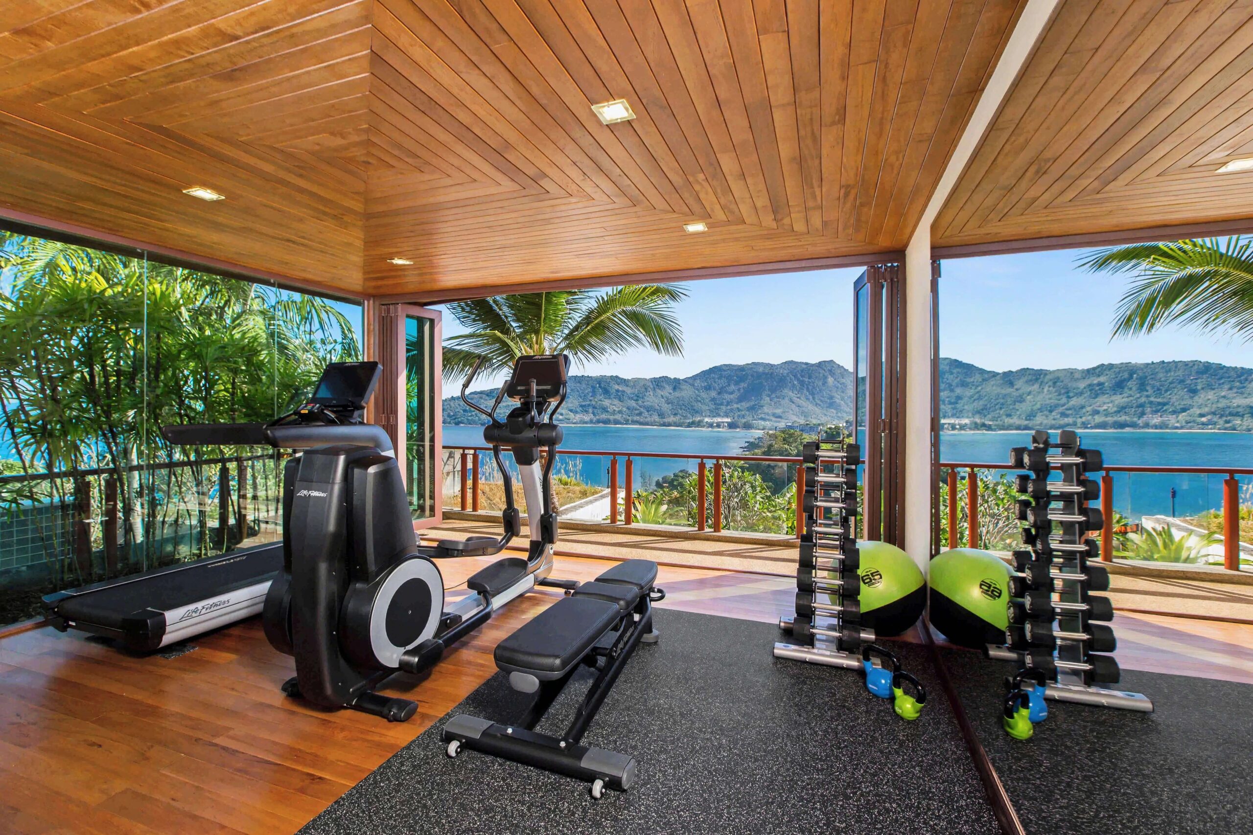 A Private Ocean-View Fitness