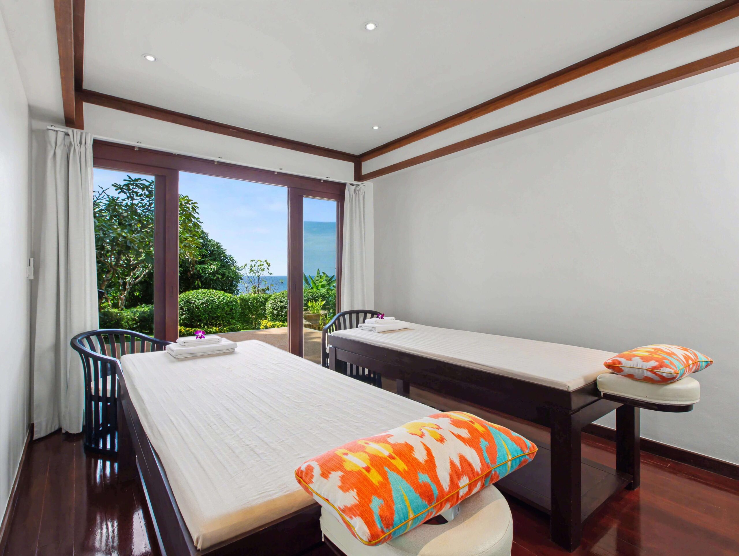 Spa overlooking the ocean with serene panoramic views