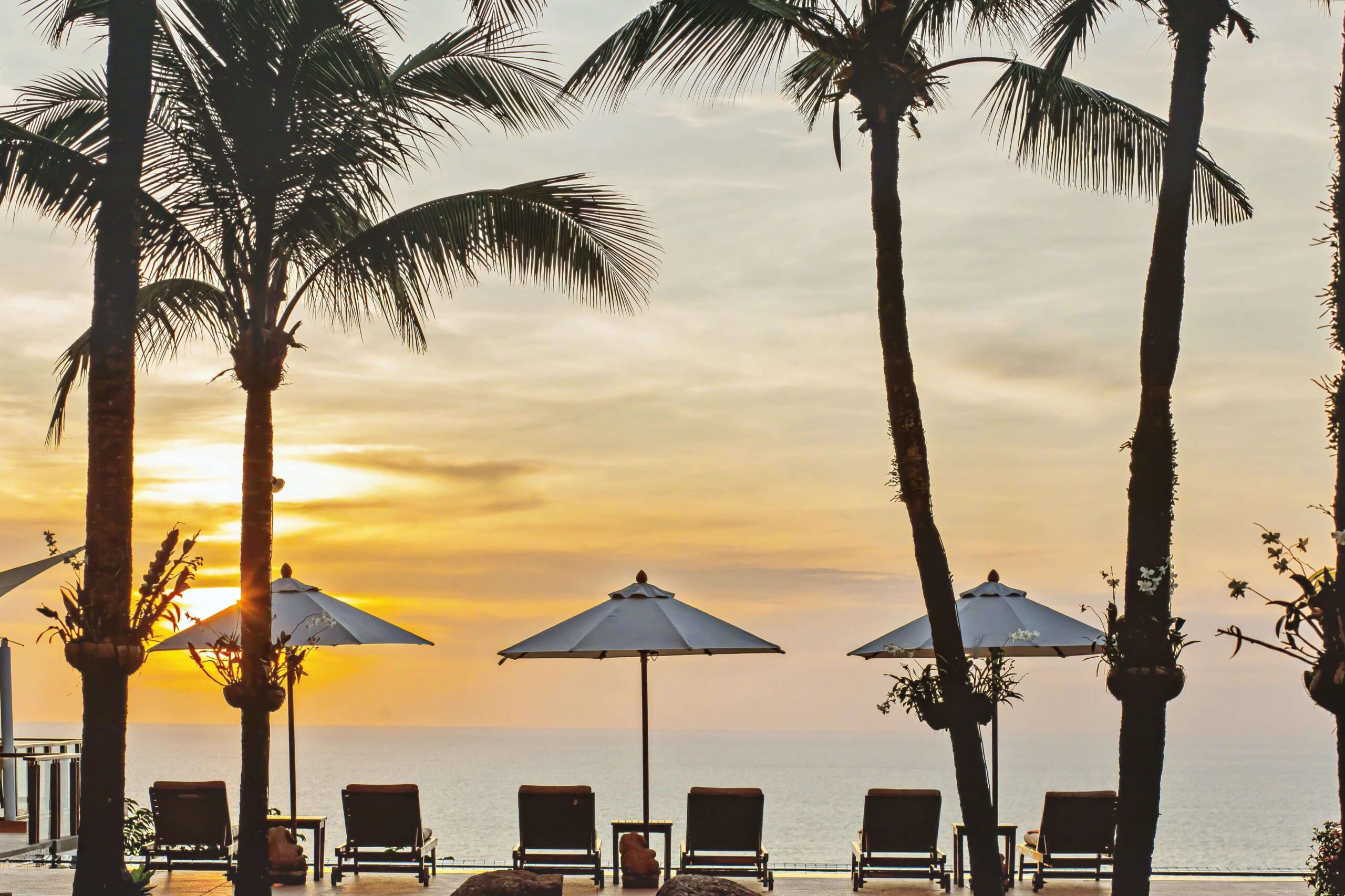 The sunsets at Villa Talaefun are simply sensational